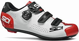 SIDI Herren Alba 2 Fahrradschuhe, Weiß, Schwarz, Rot, 37 EU