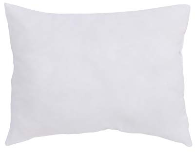 Sumersault Soft White Small Pillow Insert 13 x 10 x 4.5 Extra Soft Yet Supportive Perfect for Cars, Airplanes, Strollers or Any Travel
