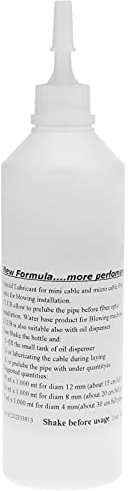 BeMatik - Lubrifiant Semi-Liquide de 500gr pour l'insertion de câbles à Fibres optiques dans des tuyaux de 4 à 12mm de Section