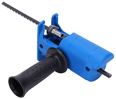125 Electric Reciprocating Saw - Portable Multifunctional Drill and Chainsaw Tool Attachment for Wood and Metal Cutting