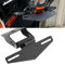 Motorrad Kennzeichenhalter Für Duke 125 250 390 DUKE390 2017 2018 2019 2020 2021 2022 2023 -Schwarz