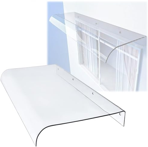 ZHMMJ Auvent de Porte pour extérieur, Marquise de Porte & fenêtre, Marquise d'abri Polycarbonat, Toit Patio, Balcon, Garage (Size : 50x100cm)