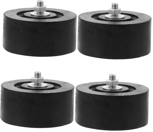 DOITOOL 4pièces Lot De Antivibrations Caoutchouc Pour Climatiseur Support Amortisseur Pour Du Bruit Chocs Pour Climatiseurs Mobiles Et Fixes