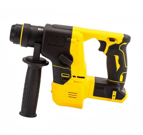 Rotary Hammer Drill Cordless 2 Application Modes Power Tool with Safe Clutches for Concrete