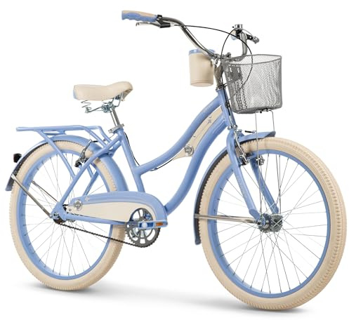 Huffy Deluxe Cruiser Bicicletta Donna 24 - Blu