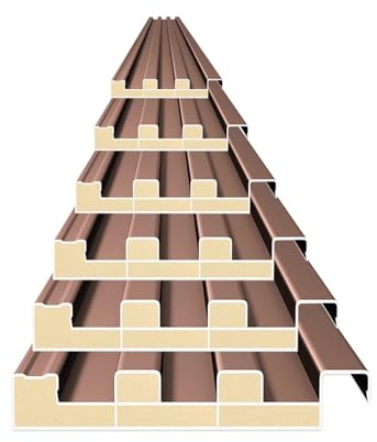 Metal Insulated Roofing Sheets for Gazebo Replacement Roof Panels, All-Weather Cladding for Pergola and Balcony Cover