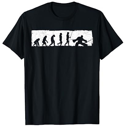 Eishockey Torwart I Goalie | Ice Hockey Evolution Geschenk T-Shirt