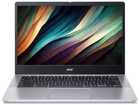 Acer Chromebook 314 CB314-4H Laptop - Intel Celeron N4500, 4GB, 128GB eMMC, Integrated Graphics, 14-inch Full HD Display, Google Chrome OS, Silver (Renewed)