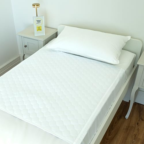 Bedwetz potträning sängkuddar | 2-pack |100 % vattentätt madrasskydd | Sänglakan, storleken passar enkel- och småbarnssängar | Halkfri matta med sidovingstoppar | UK märke | enkel