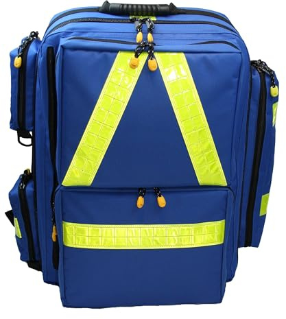 Team Impuls NFA Notfallrucksack Medicus/Extensive XL - blau - Nylon - LEER inkl. 4 Softmodulen plus 2 formstabile Module