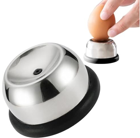 LEOUEANR Foratore per uova, foratore di alta qualità in acciaio inossidabile per uova sode, rompi-uova e apri-uova senza sporcare, accessorio da cucina indispensabile per sbucciare