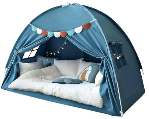 Twin Bed Tent for Girls Breathable Privacy Space Blackout Portable