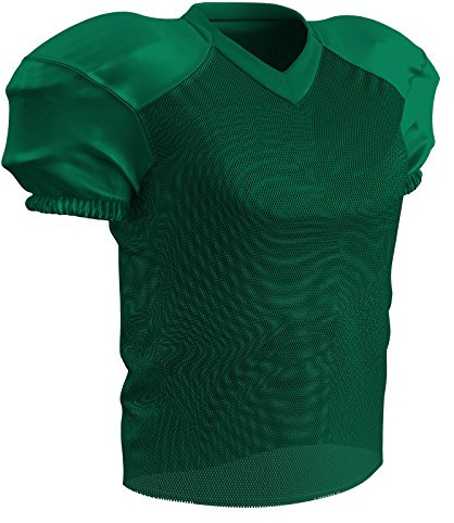 Champro Time Out Adult Stretch Polyester Practice Football Jersey, Forest Green, 3X-Large