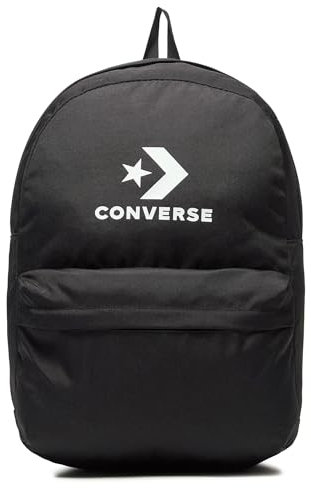 Converse Unisex Speed Large Logo Backpack, schwarz/weiß