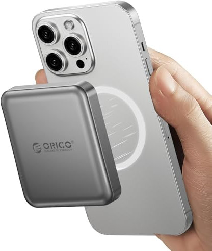 ORICO 2 TB SSD esterno magnetico, 4K ProRes HDR, USB3.1 (1000MB/s), USB3.2 Gen2*2 (2000MB/s), unità a stato solido portatile, compatibile con smartphone USB-C (solo iPhone15/16) - A20PLUS