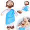 Gxhong Jesus Kuscheltier 32cm, Cartoon-Jesus-Puppe, Niedliches Plüschspielzeug zum Kuscheln und Spielen, Christliche Puppe für Kinder, Partyzubehör, Ostern, Weihnachten