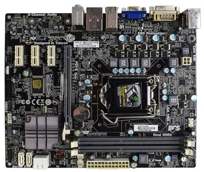 XYYZXKL Cartes mères d'ordinateur Carte mère Fit for H61H2-M5 Compatible avec processeurs Intel i5-2500K, 3570K, I7-3770K, 2600, I3-3250T, 2100, DDR3 1066 MHz, LGA1155 Cartes mères d'ordinateur