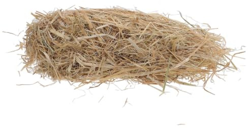 TOYANDONA Paja Natural para Cama de Conejos y Animales Pequeños, Material de Trigo Higiénico y Multipropósito, Adecuado para Refugios al Aire Libre y Patios, Paquete de 1kg