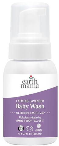Earth Mama Angel Baby Gel Lavante per Corpo e Capelli alla Lavanda 160 ml