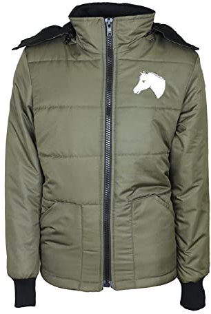 MS-Trachten Kinder Winter Reitjacke Winterjacke Mia Olivgrün warm gefüttert (146/152)