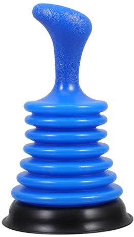 Cabilock Kleiner Pömpel für Waschbecken Kompakte Saugglocke für Küche, Bad & Dusche Effektiver Abflussreiniger für Wohnmobile & Apartments, Blau