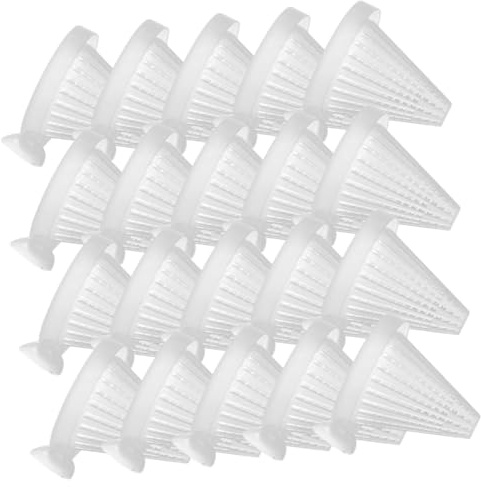 UKCOCO Distributeur de Nourriture pour Poissons Mangeoire Rouges 25 Pièces Plastique Support à Ventouse Multifonction Aquarium Accessoires pour Nourrir Tortues et Poissons