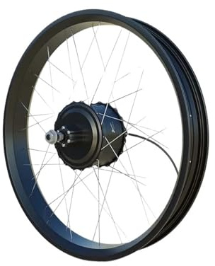 SMTYXS Fat Tire 1000W Motor Wheel 20'' 26'' Brushless Gear Rear Hub For Electric Bike Fatbike Snow Engine DIY Conversion Kit(20in Rear Wheel,190mm)