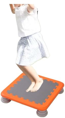 Mini-Trampolin für Kinder und Erwachsene, Fitness, Springübung, Indoor- und Outdoor-Workout, aufblasbares Sprungbett, sicherer und lustiger Rebounder für Heim-Fitnessstudio