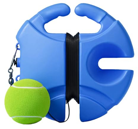Générique Entraîneur de de Tennis, Ensemble d'entraîneur de Tennis,d’entraîneur de - Balle avec Ficelle pour Un entraînement amélioré-1 équipement de Portable pour Adultes ou débutants