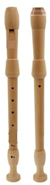 Wooden Recorder 8 Holes Alto F Maple Wood Flute Recorder Musical Instruments Clarinet(Type 1)