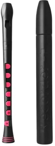 Blockflöjt C Tone Professional Performance | Ger tydliga och behagliga musikaliska toner.(Black pink)
