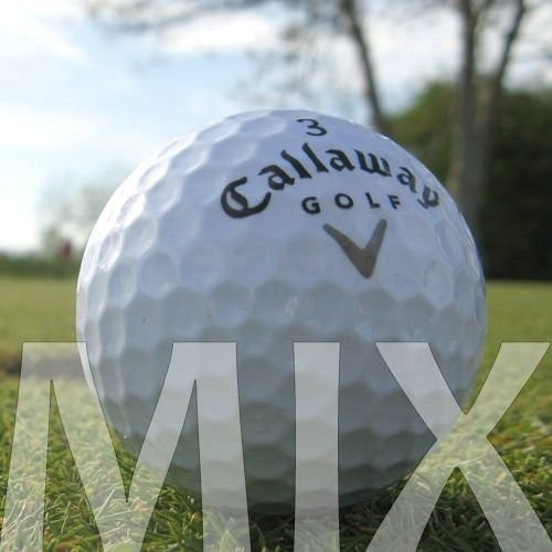 50 CALLAWAY MIX BALLES DE GOLF RÉCUPÉRATION / LAKE BALLS - QUALITÉ AAA / AA (A / B GRADE)