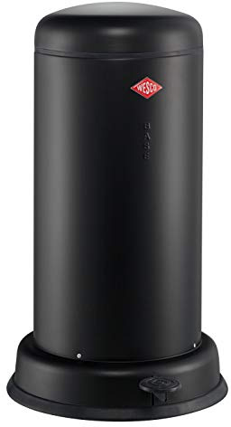 Wesco 134 531-73 Baseboy avfallssamlare med dämpare, rostfritt stål, 20 liter, H: 63,5 cm x Ø 36,2 cm