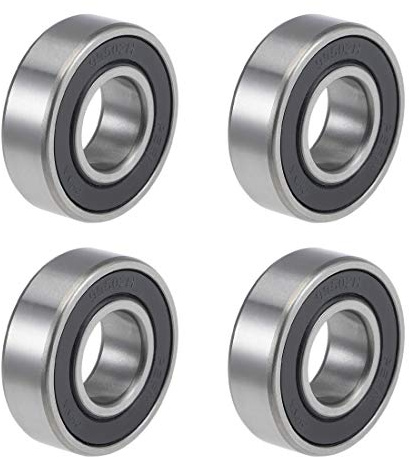 sourcing karta 4 stycken kullager spårkullager 99502H-2RS 15,9 mm inre diameter 34,9 mm yttre diameter 11 mm hål dubbel förseglad kromstål Z2 för skateboard 3D-skrivare roller inline skridskor