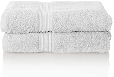Glart Premium frottéhandduksset, frottéserie i 6 färger och 5 storlekar, färg: vit, 2 x duschhanddukar 70 x 140 cm