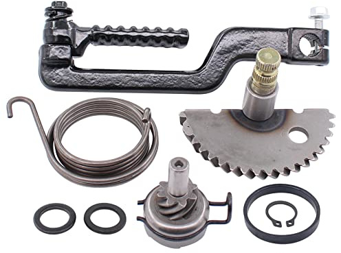 Doo Engy Motorstartzahnrad Moped Kickstarter Hebel Welle Ritzel 8 Zähne Antrieb Zahnrad Frühling Montagesatz für Rex RS 450 50 GY6 49CC 50CC 80CC 100CC Roller