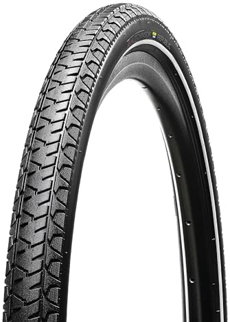 Hutchinson - Republic - Pneu VTT Urbain - Tringle Rigide - Tubetype - 27,5 x 1,75 - Noir Reflecto
