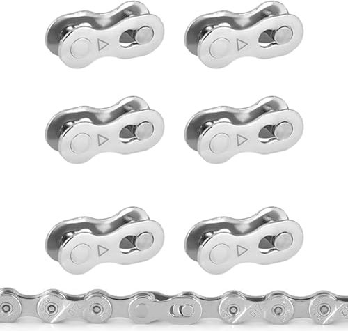 Enlace rápido de cadena, conector de unión de eslabones de conectividad fiable, 6 hebillas de cadena de compatibilidad , no daña los eslabones de las cadenas, junta de pasador de cadena para