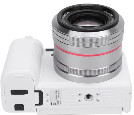 Fotocamera Digitale Compatta 5K 64MP Zoom 12X Touch Screen da 3,2 Pollici Antivibrazione per Streaming Live Matrimoni Viaggi