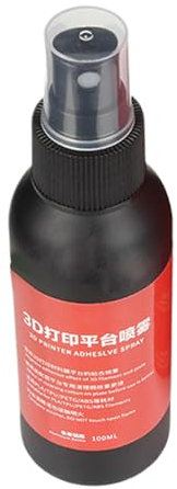 Pegamento para impresora 3D, spray adhesivo de 100 ml para bandeja caliente, evita la deformación, alta adherencia para nivelación de la bandeja y fijación de modelos de impresión 3D