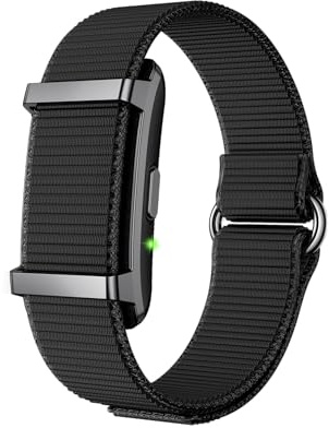 OBA Y25 Smartwatch Fitness Tracker, Monitoraggio Salute HR/SpO2/HRV, Sonno e Pressione, 30 Giorni Batteria, Impermeabile IP68, Display Nero con Cinturino in Nylon, Bluetooth 5.4
