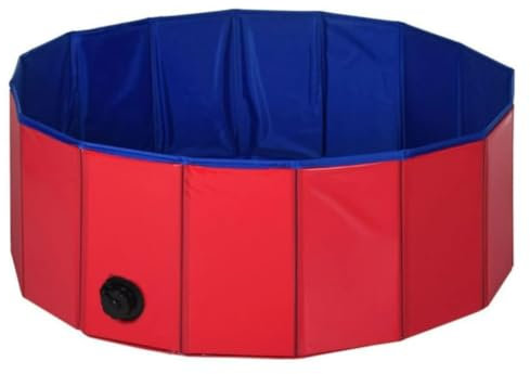 Pets Collection Hundepool Swimmingpool Ø 80 x 30 cm Rotlau