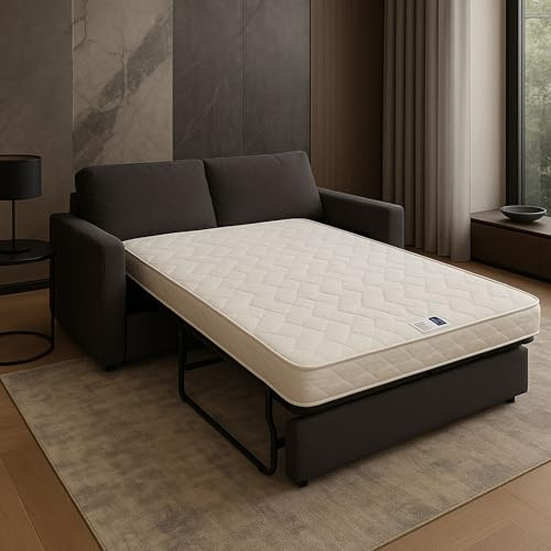 Provence literie Matelas Ferme pour Canapé Lit 140x190 x 15 cm - 5 Zones de Confort - Ame Poli Lattex Haute Résilience - Hypoallergénique