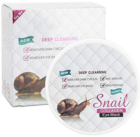 60 piezas Almohadillas para los ojos con máscara para los ojos, Almohadillas antienvejecimiento Máscara de colágeno, Bolsas para quitar, Cuidado de los ojos con bolsas de eliminación de hidratación hi