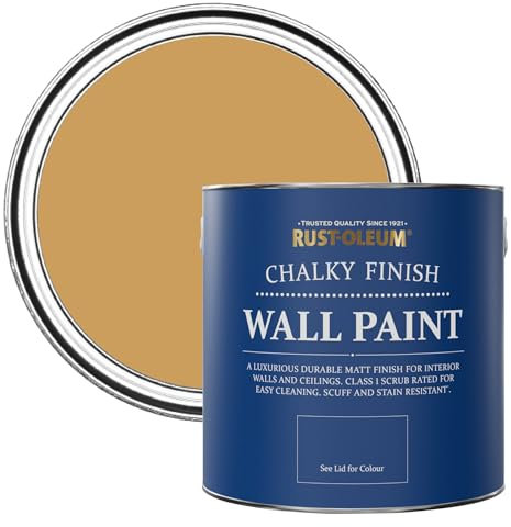 Rust-Oleum Yellow Wall and Ceiling Paint in a Chalky Matt Finish - Dijon 2.5L