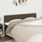 UTSRABFA Kopfteil Bezug Rückenpolster Bett Wandschutz Bett Wandkissen Kopfteile 2 STK. Dunkelbraun 100x5x78/88 cm Stoff Geeignet für Schlafzimmer, Schlafsäle, Wohnungen, Büros.
