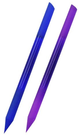 Mikinona Limas Para Uñas De Mano De Vidrio Set De 2 Para Manicura y Decoración De Uñas Portátiles y Fáciles De Usar