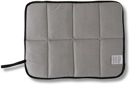 Dalisa Outdoor Sitzkissen Grau | Wasserdicht, Kompakt & Atmungsaktiv | 30x40 cm Faltbar & Leicht | Ideal für Stadion, Wandern, Camping & Garten