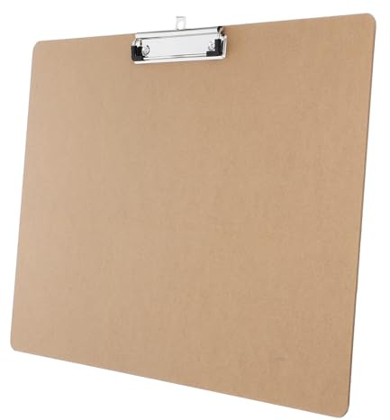 JOINPAYA A3 Office Folder Clipboard with Metal Clip, Horizontal Writing Board 45x33cm, Document Organizer for Office Use and Drawing, Portable Clipboard for Work and School