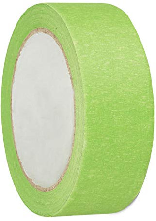 Westerwald-Shop 8 Rollen Profi+ Feinkreppband grün 19mm x 50m Kreppband Malerkrepp